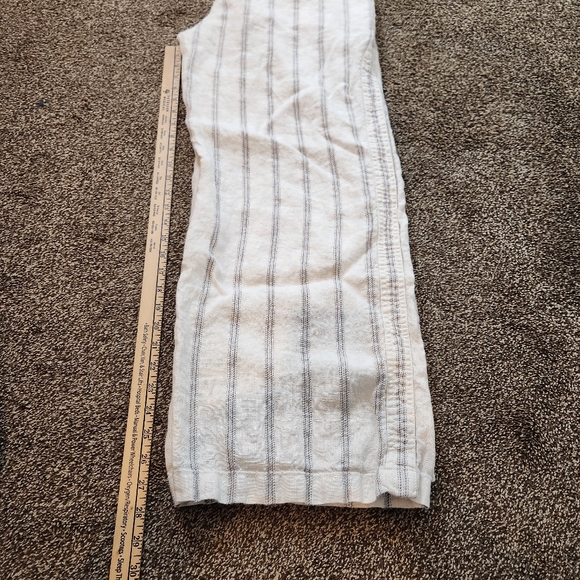 Athleta Cabo Tide Linen Wide Leg Pants Size 14 - Picture 8 of 8